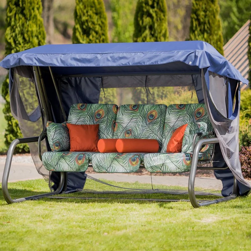 Huśtawka ogrodowa z moskitierą Venezia Lux G036-02LB PATIO