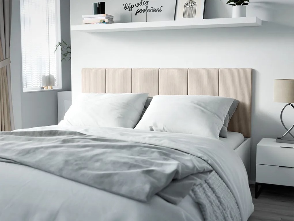 Tapicerowany panel ścienny FRAME LINCOLN 30x60 cm Kolor: Brązowy