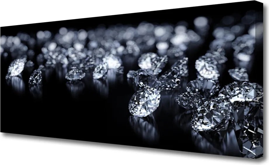 Obraz na płótnie Kryształowy Blask Diamentów