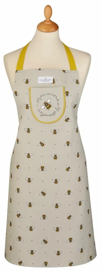 Beżowo-żółty bawełniany fartuch Cooksmart ® Bumble Bees