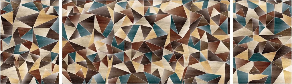 Obraz trójkątów (170x50 cm)