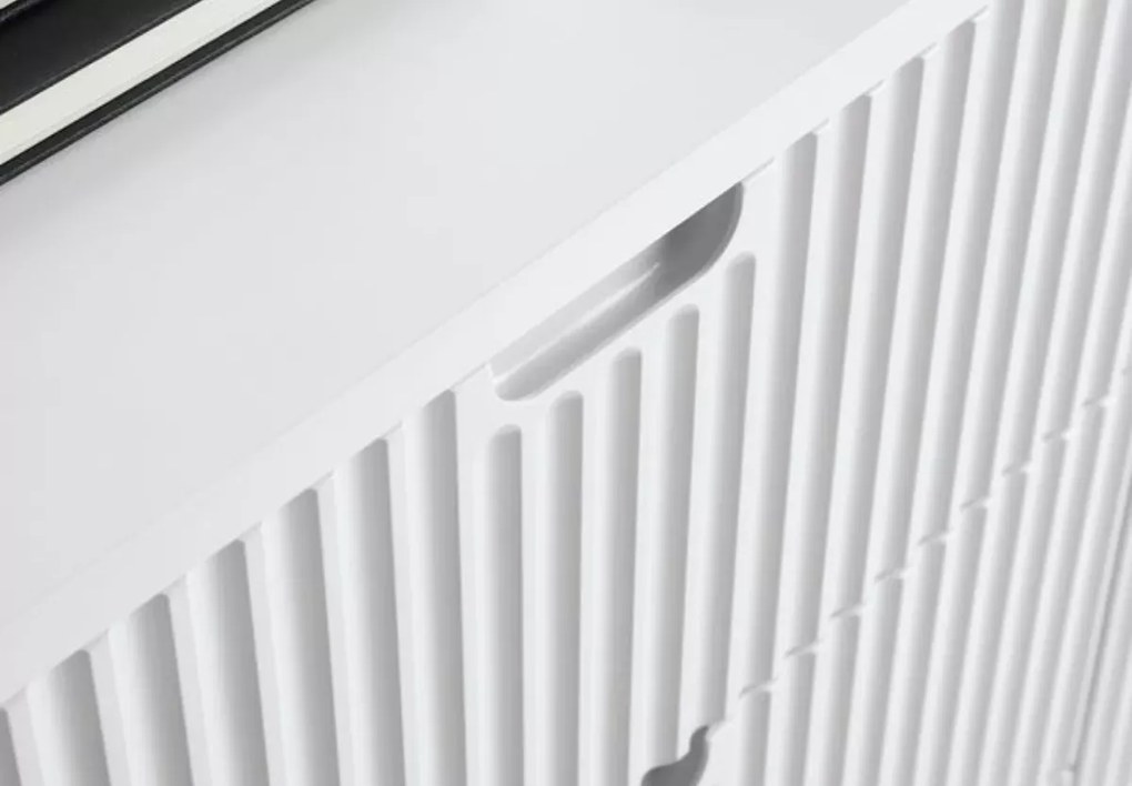 Nowoczesna toaletka konsola Fulgeo 103cm loft metal
