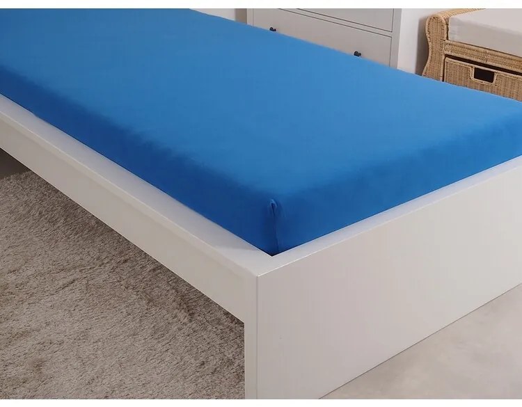 4Home prześcieradło jersey Ideal royal blue, 140 x200 cm, 140 x 200 cm