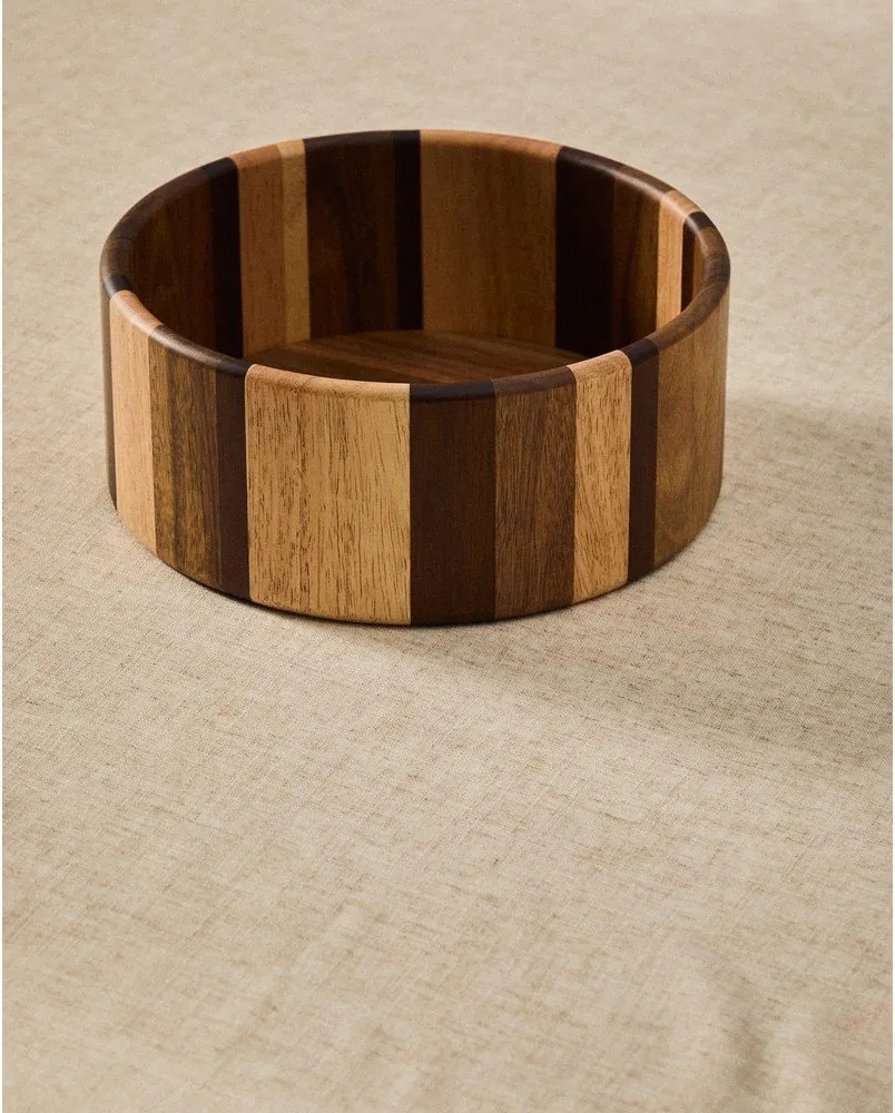 Drewniana miska do serwowania w naturalnym kolorze Nover – Kave Home