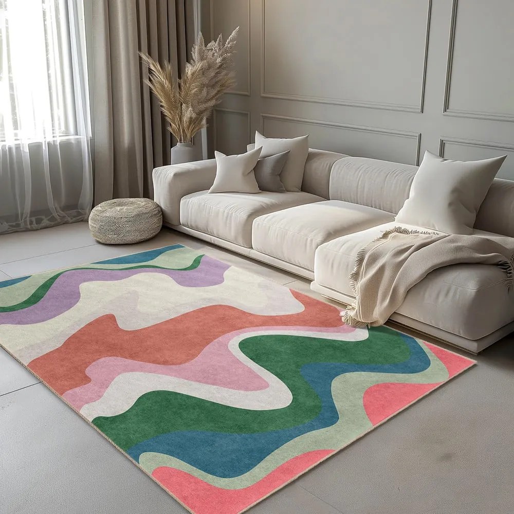 Dywan odpowiedni do prania 80x150 cm Squiggly Breeze – Mila Home