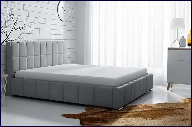Łóżko tapicerowane Acent 2X 160x200 - 44 kolory