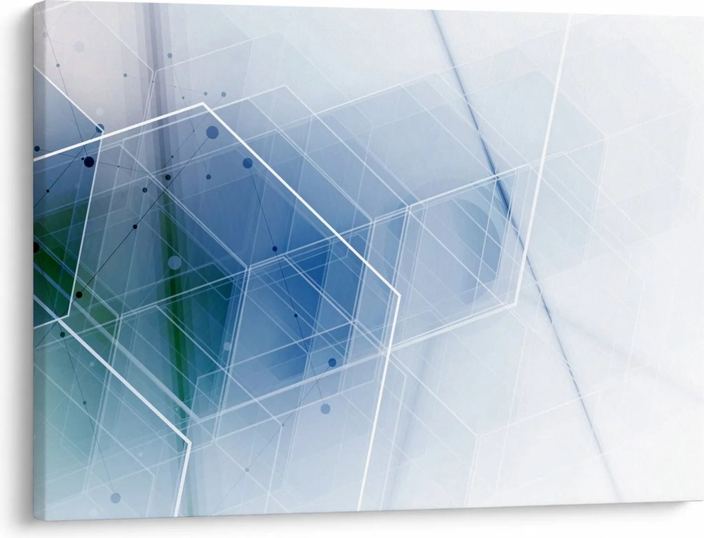 Obraz - Kształty geometryczne (70x50 cm)