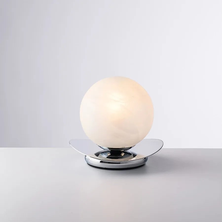 Selene - Lampa stołowa z żelaza polerowanego chromu 1 lampa H.16 - Ø16 - BL281-LT-CR