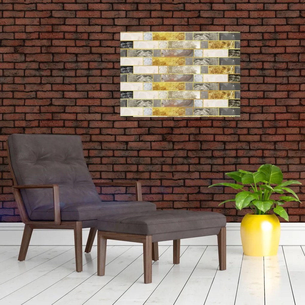 Obraz na szkle - Dekoracje z teksturami (70x50 cm)