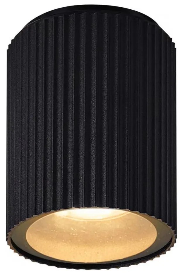 Nordlux - Plafon zewnętrzny KYKLOP 1xGU10/15W/230V IP54 czarny