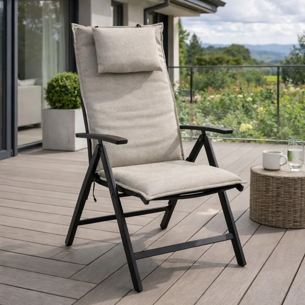 Doppler AURA 6750 wysoki - poduszka na krzesło i fotel z zagłówkiem