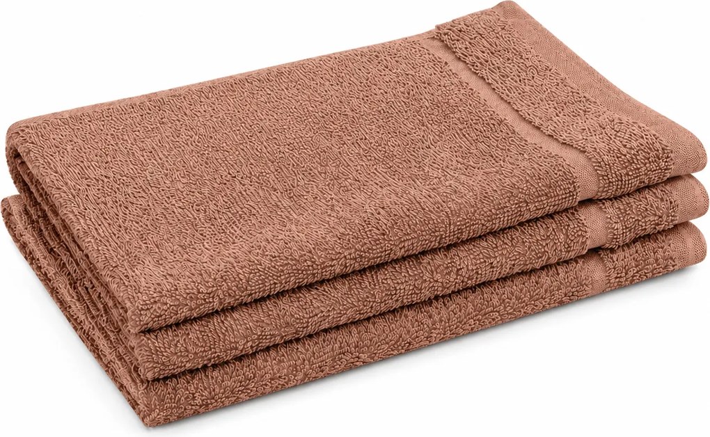 Ręcznik Classic mały brązowy 30x50 cm, 100% bawełna
