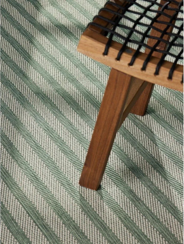 Zielono-kremowy dywan odpowiedni na zewnątrz 120x170 cm Haringey Linley – Ted Baker