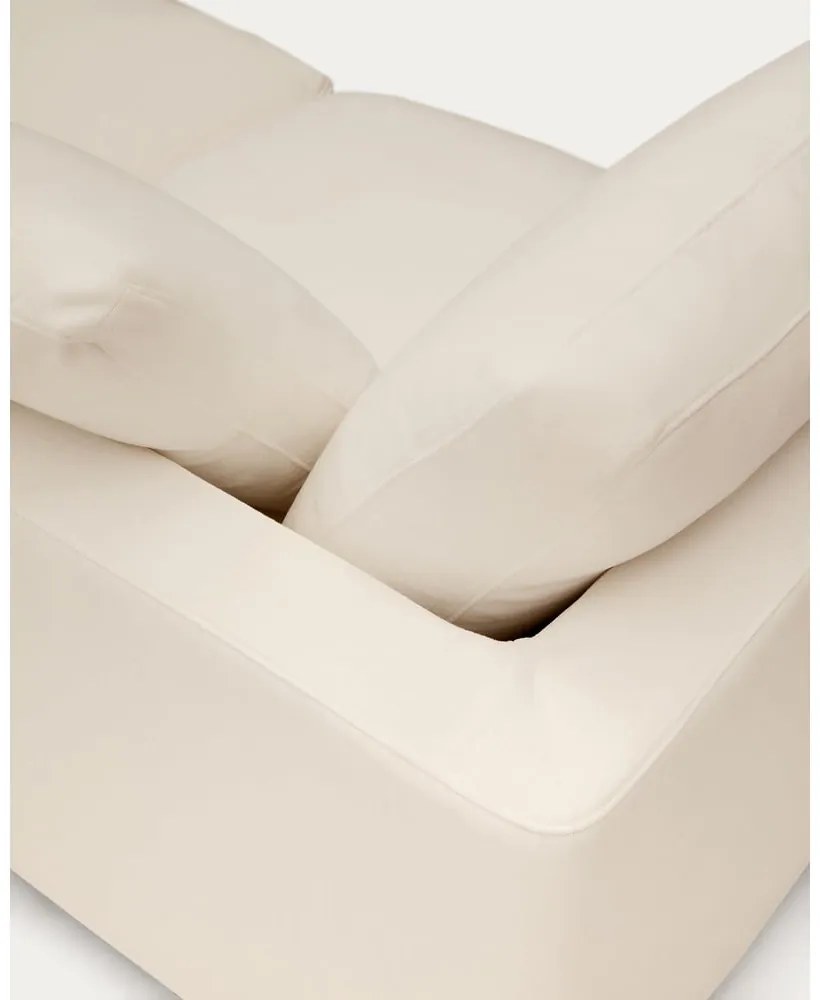 Kremowy szezlong Gala – Kave Home