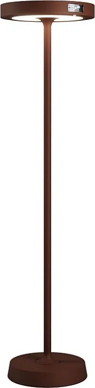 Barbell Solar RF - 65W Solarna lampa podłogowa LED z akumulatorem - Zewnętrzna lampa podłogowa 3 wysokości 156-113-70 cm Corten