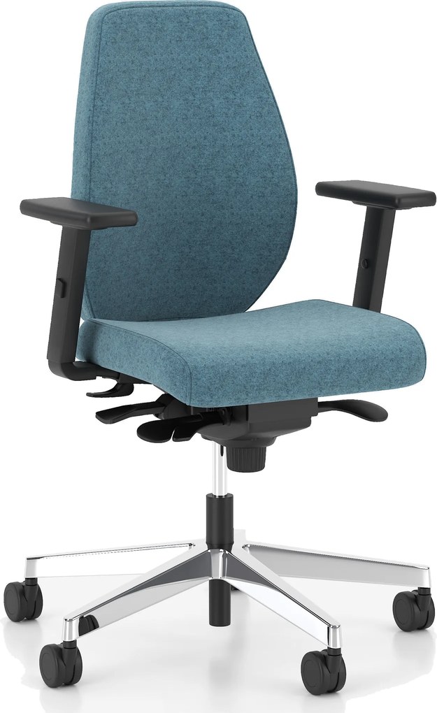 Krzesło obrotowe do biura Bjarg Swivel Chair MB UPH średnie oparcie