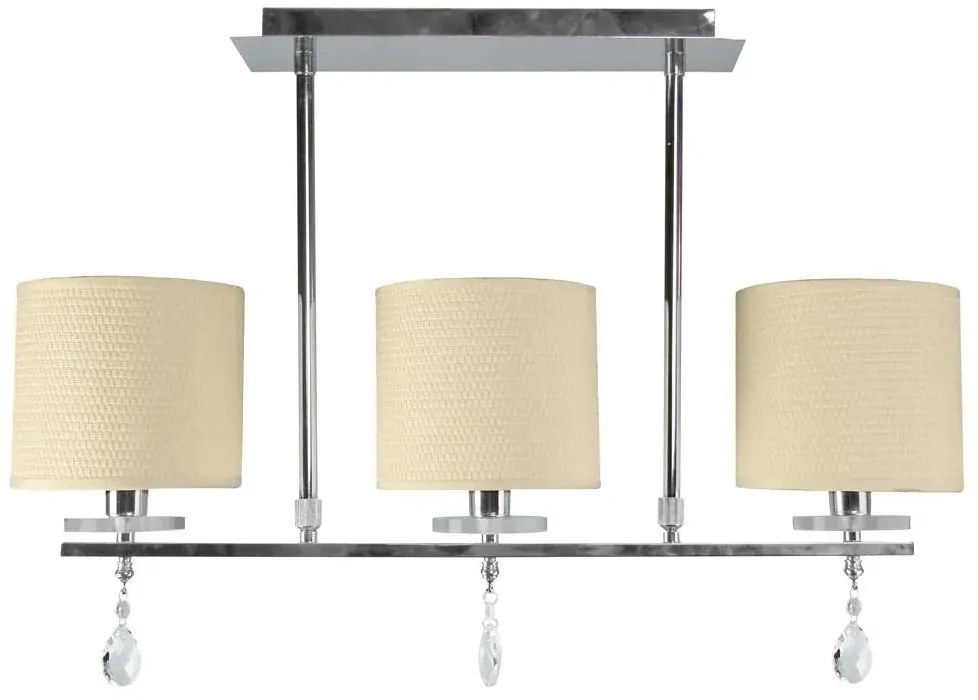 Kremowa potrójna lampa wisząca - D227 E6-H58