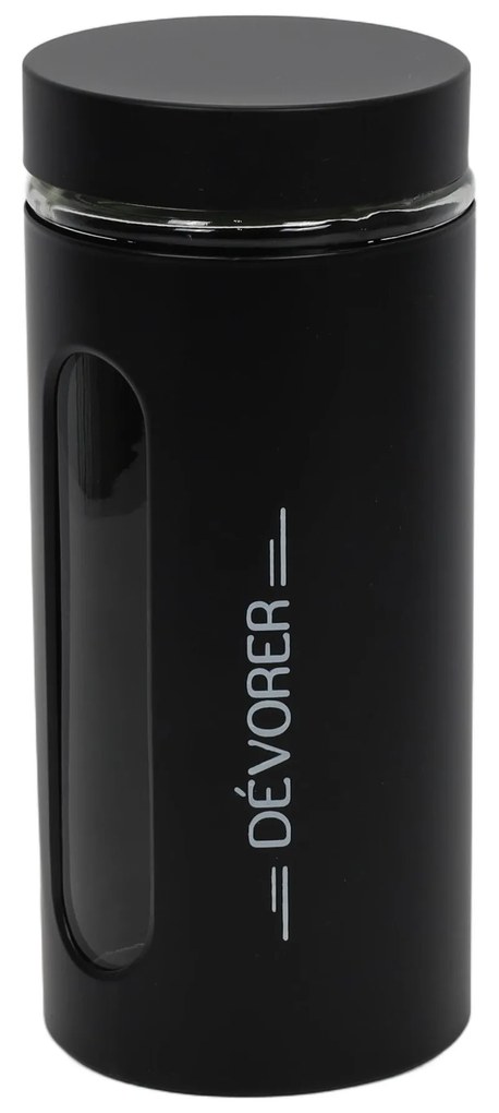 Pojemnik szklany na żywność BLACK, 1250 ml