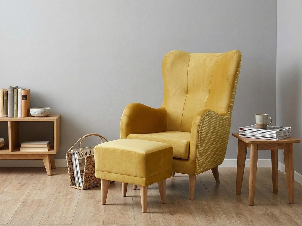 Fotel Roland z podnóżkiem-ergonomiczny, komfortowy i ponadczasowy design