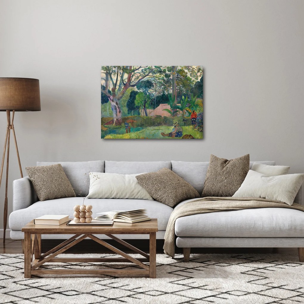 Obraz - Paul Gauguin, Te raau rahi (The Big Tree), reprodukcje (70x50 cm)