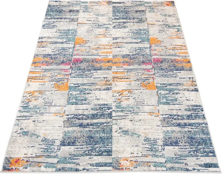 Wielobarwny dywan przecierany H2-F34