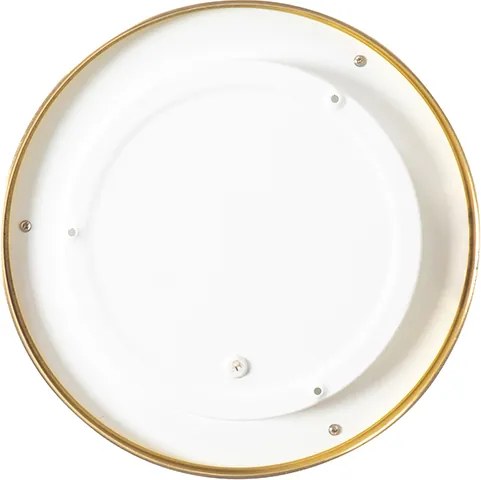 Nowoczesna lampa sufitowa złota 31 cm IP44 - Yuma