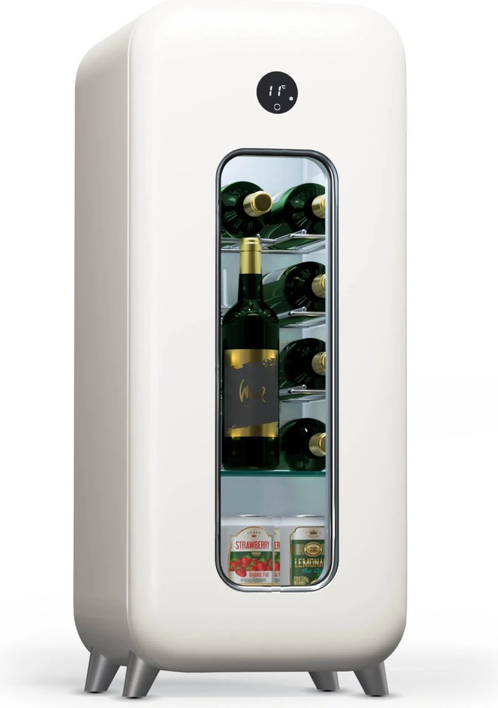 Klarstein Shirley 36cm 15 Butelek Winiarka Wolnostojąca Biały