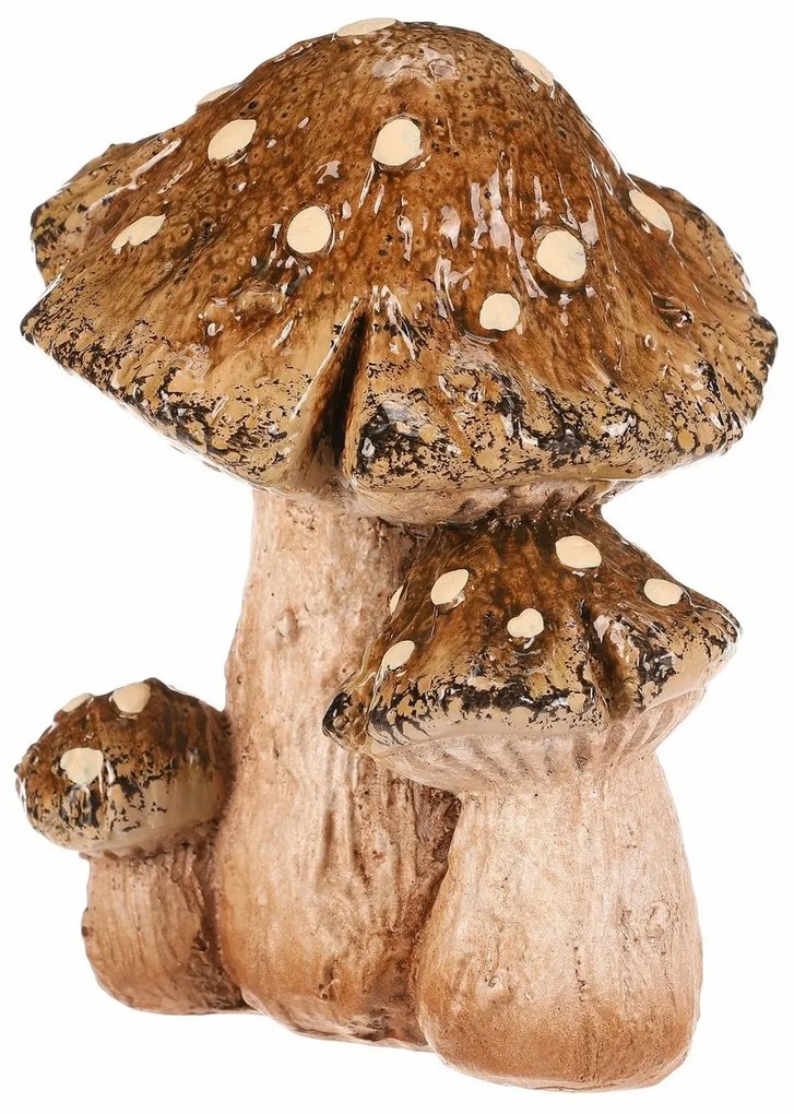 Jesienne dekoracje Grzyby, 13 x 10 x 14 cm, żywica