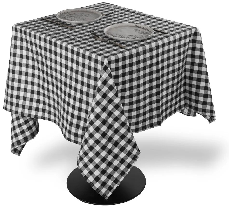 Bawełniany obrus 150x150 cm Gingham – Tiseco Home Studio