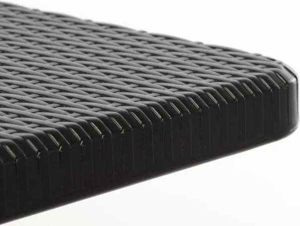 Składany stół ogrodowy 180 x 75 cm czarny