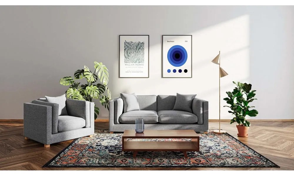 Szara sofa 235 cm Pomo – Ame Yens