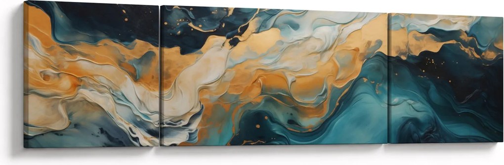 Obraz - Abstrakcja (170x50 cm)