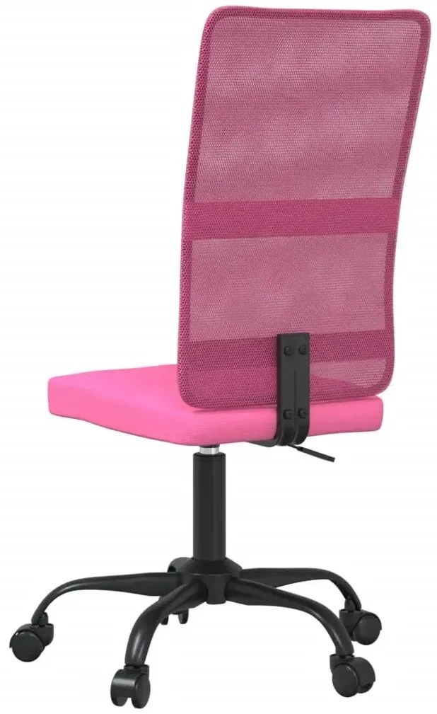 Różowe regulowane krzesło biurowe W4-H84