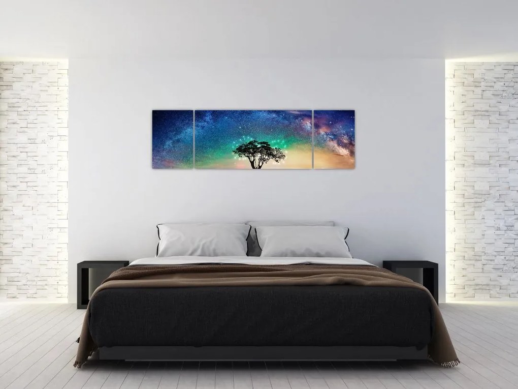 Obraz - Odpoczynek pod gwiazdami (170x50 cm)