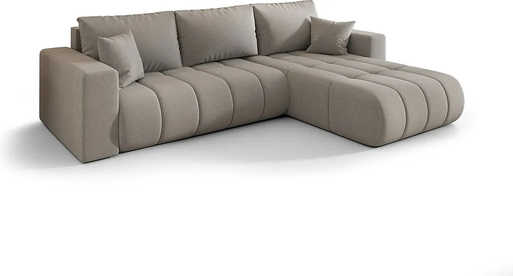 Narożnik BEDANTE MILO PREMIUM L Wind 84 Prawy z funkcją spania Mebel łączący wygodę i nowoczesny design