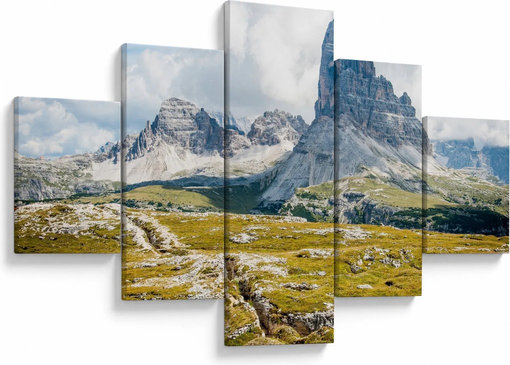 Obraz - Włoskie Dolomity (125x70 cm)