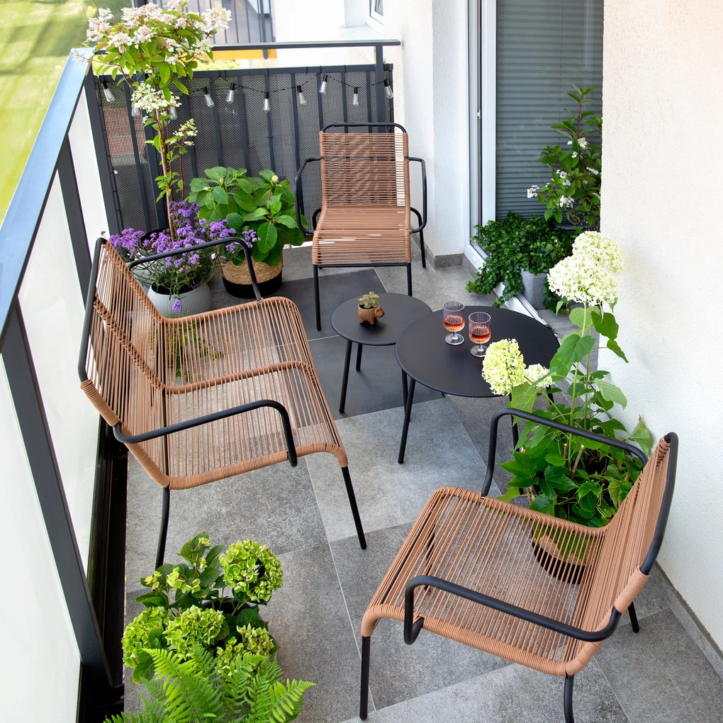 Zestaw mebli ogrodowych Henriette brąz PATIO