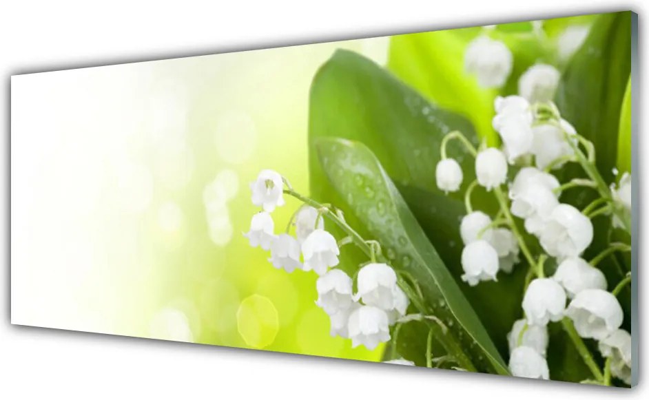 Panel Szklany do Kuchni Dzwoneczki Konwalii w Gęstwinie