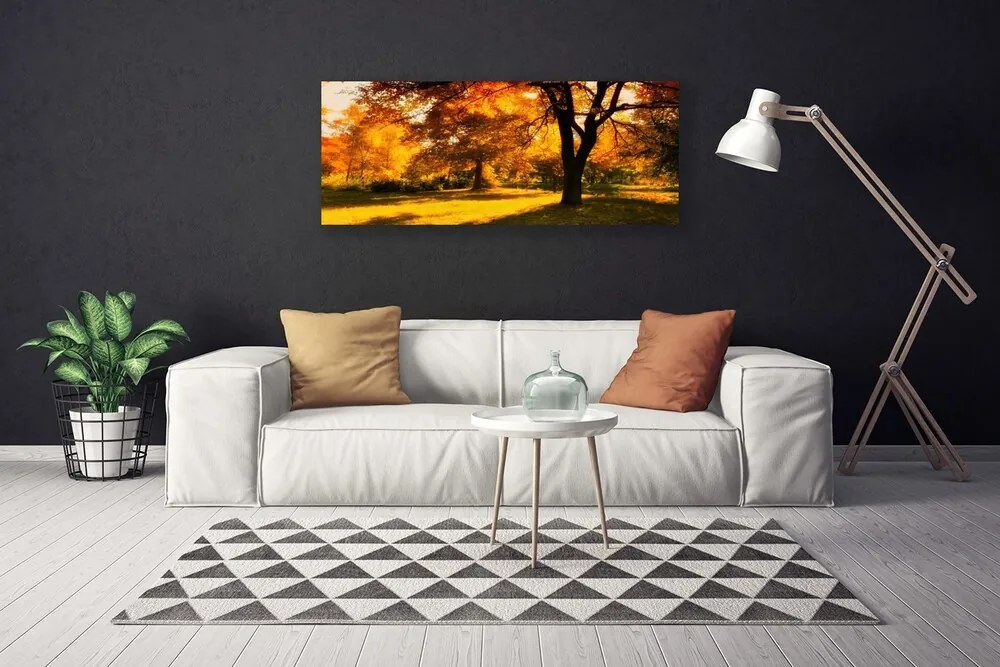 Obraz canvas Złota Jesień w Lesie