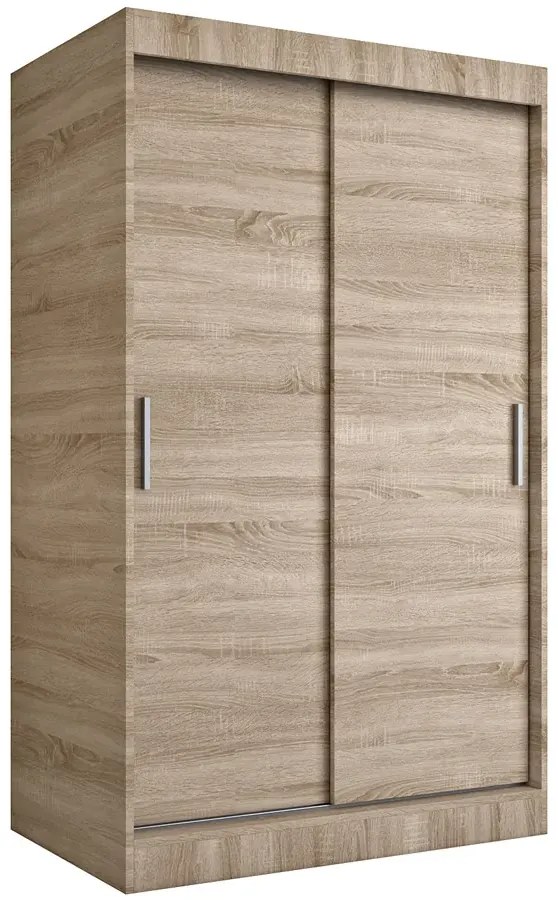 Szafa przesuwna 120 cm dąb sonoma - Erco 3X