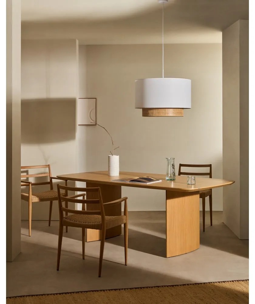 Naturalny stół w dekorze dębu 100x240 cm Litto – Kave Home