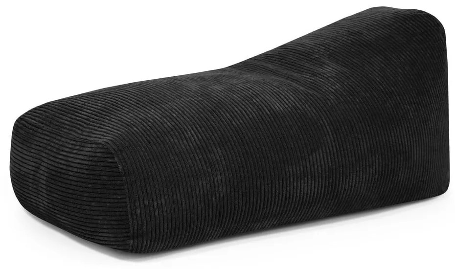 Czarny sztruksowy worek do siedzenia Snug 130 – SLOWDOWN