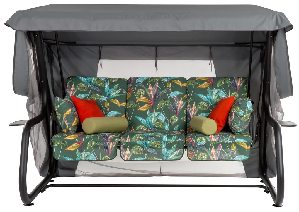 Huśtawka ogrodowa z moskitierą Venezia Lux Black Edition G058-02PB PATIO
