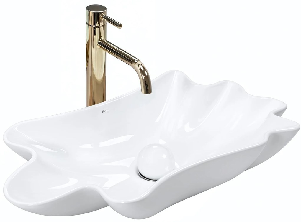 Umywalka nablatowa REA Infinity + Korek