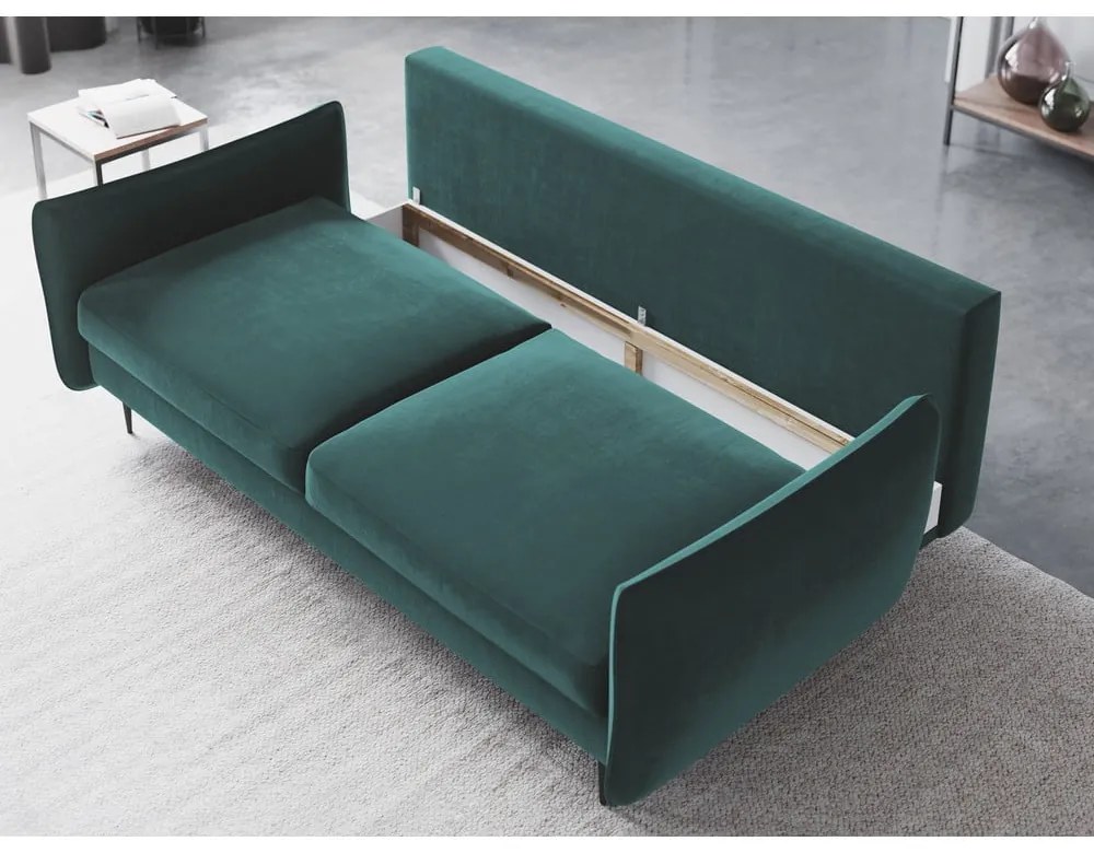 Morska sofa rozkładana ze schowkiem Cosmopolitan Design Vermont