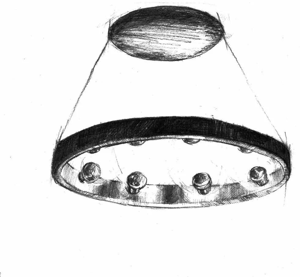 Lampa Wisząca CASSIOPEIA 9xE14 czarno-chrome