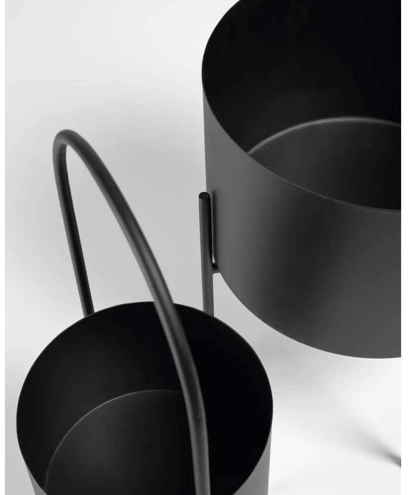 Metalowe osłonki na doniczki zestaw 2 szt. ø 25 cm Mash – Kave Home