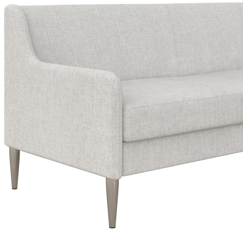Szara sofa 190 cm Virginia – CosmoLiving by Cosmopolitan