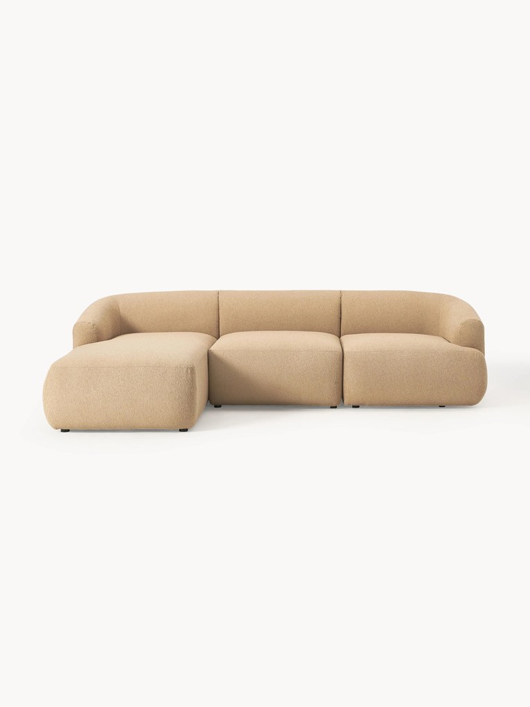 Narożna sofa modułowa Bouclé Sofia (3-osobowa)