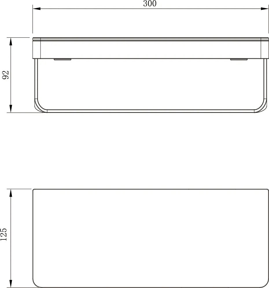 Półka ścienna półka łazienkowa G504 z wieszakiem na ręczniki